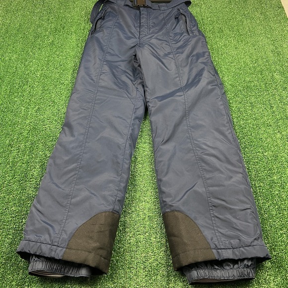 Columbia Jackets & Blazers - Vintage Columbia Women's Ski Snowboard Snow Pants Baggy Medium Navy Belted Y2K